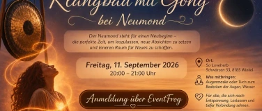 Event-Image for 'Klangbad mit dem Gong: Intentionen des Neumonds'