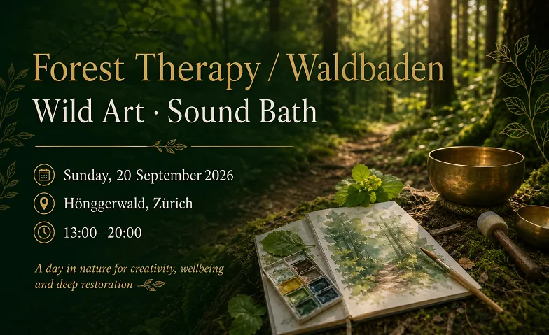 Forest Therapy - Waldbaden · Wild Art · Sound Bath Zürich