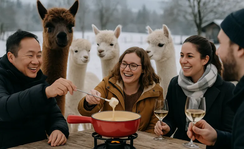 Event-Image for 'Fondue inmitten Alpakas'