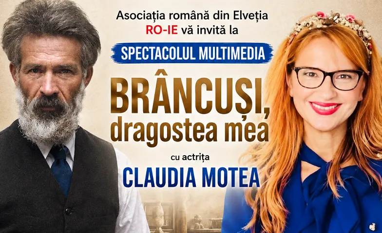Spectacol multimedia: „Brâncuși, dragostea mea”