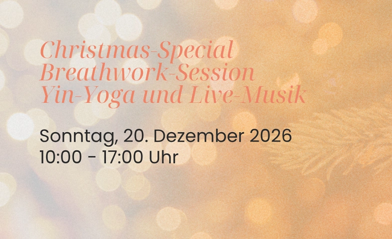 Christmas Special Breathwork-Session, Yoga und Live Musik