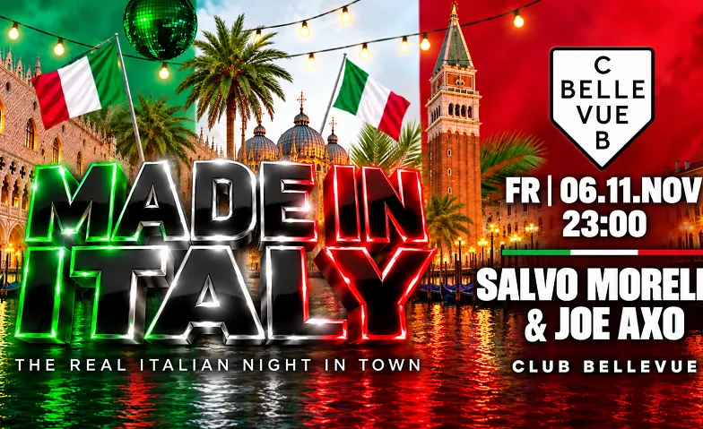 ADULTE: MADE IN ITALY  DISCO HITS, Soirées & Fêtes / Charts & Open Format, Club Bellevue