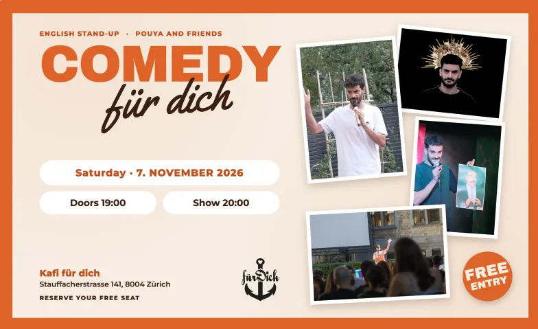 Comedy für dich (English Comedy), Comedy / Comedy & Kabarett, Kafi für dich