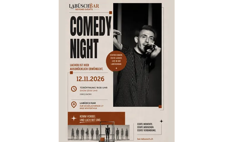 Comedy Night, Humour / Humour & cabaret, Labüsch Bar