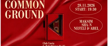 Event-Image for 'COMMON GROUND - CLUB LUCIA - LIVE MUSIC'