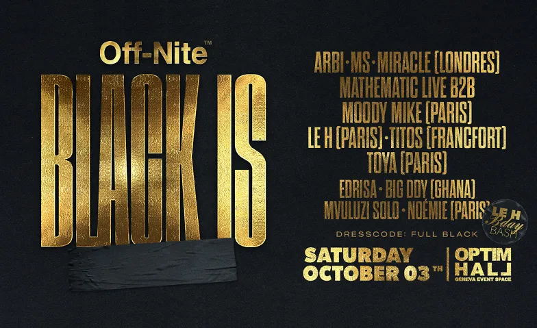 Off-Nite - BLACK IS ...