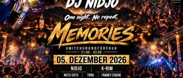 Event-Image for 'DJ NIDJO &ndash; 20 YEARS FULL OF MEMORIES'