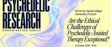 Event-Image for 'Daniel Villiger: Ethics of Psychedelic-Assisted Therapy'