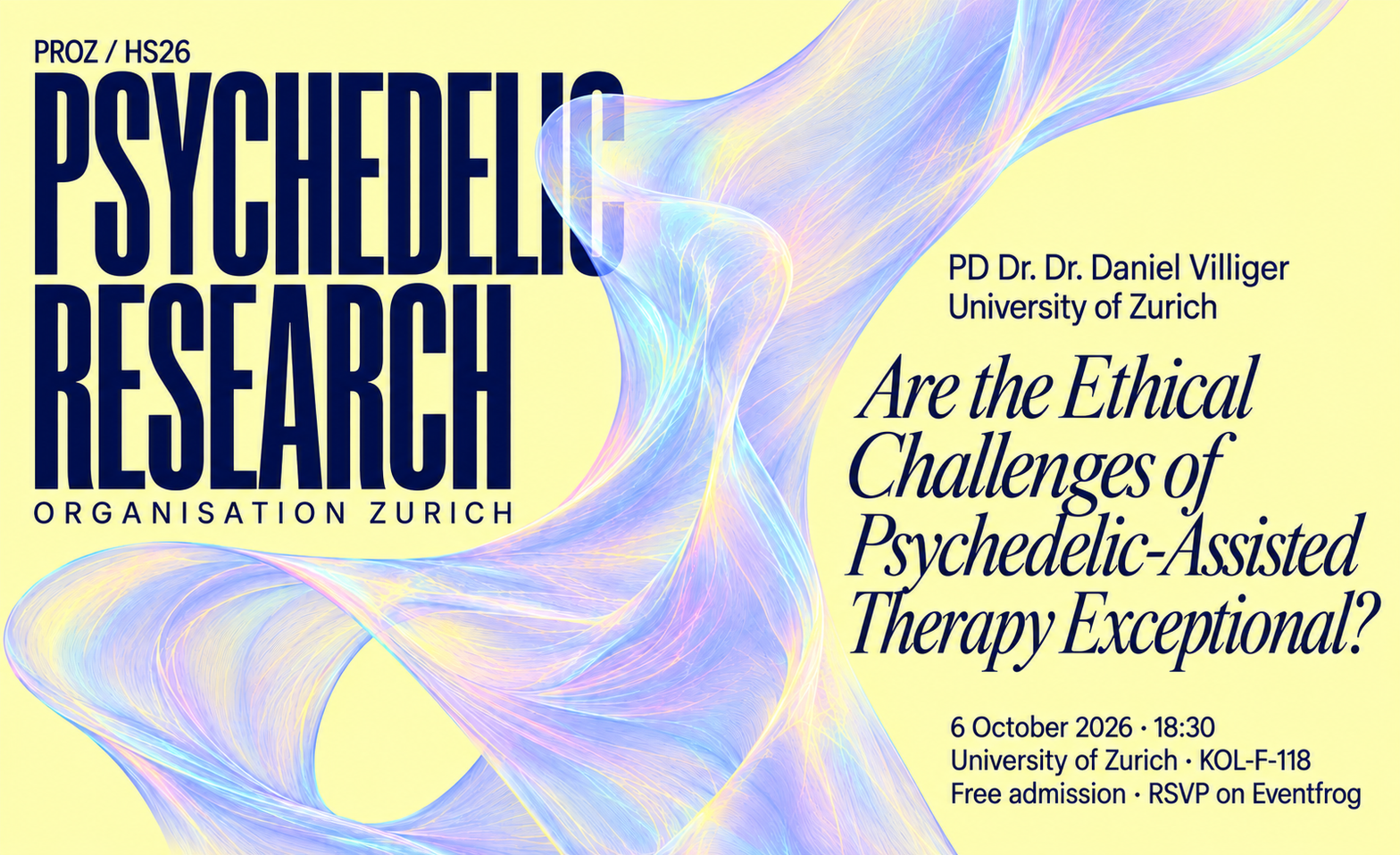 Daniel Villiger: Ethics of Psychedelic-Assisted Therapy