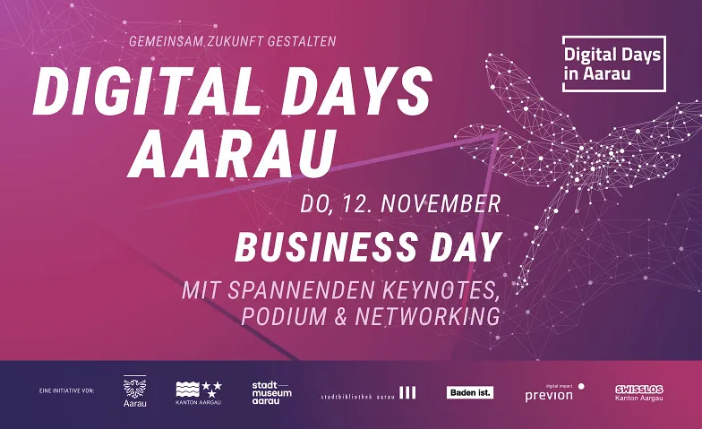 Business Day – Digital Days Aarau 2026, Führungen & Vorträge / Business-Treff, Stadtmuseum Aarau