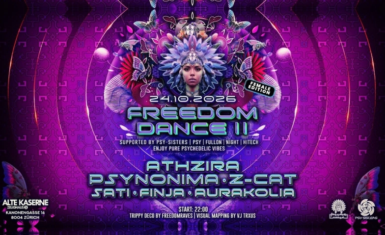 FREEDOM DANCE II Alte Kaserne, Kanonengasse 16, 8004 Z&uuml;rich Tickets