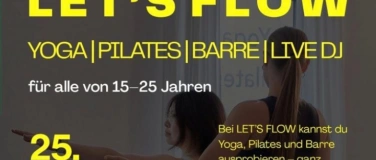 Event-Image for 'Let&rsquo;s Flow! &ndash; Yoga, Pilates & Barre mit Gesundes Moers und B'