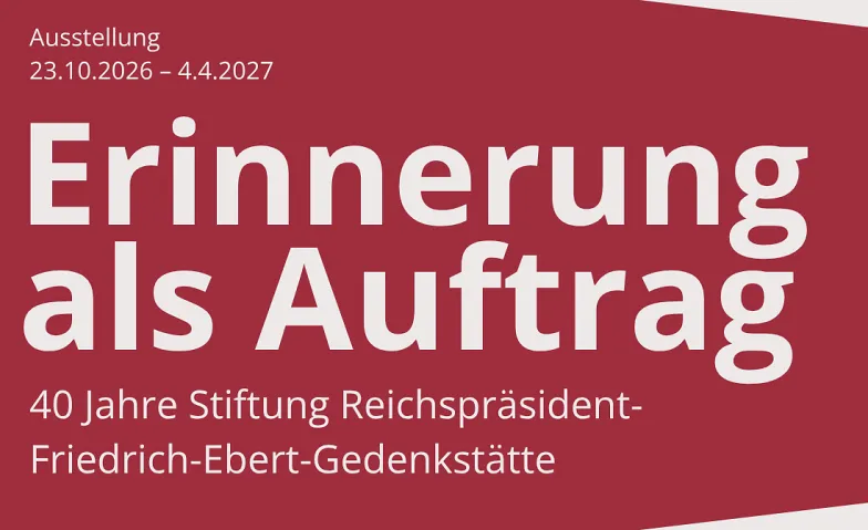 Event-Image for 'F&uuml;hrung durch die Ausstellung &bdquo;Erinnerung als Auftrag"'