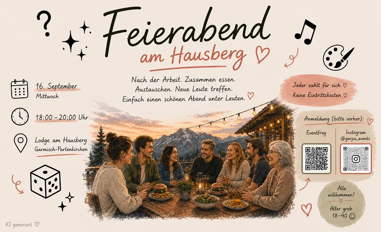 Feierabend am Hausberg