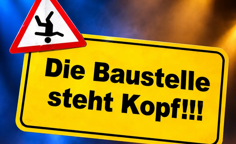 “Die Baustelle steht Kopf” – Akrobatik-Zirkus-Comedy Show, Theatre & Stage / Stage event, Eliszis Jahrmarktstheater - Theaterzelt Killesberg