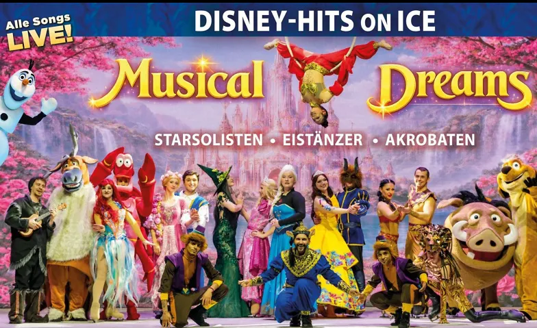 Disney-Hits in MUSICAL DREAMS ON ICE, Musicals & Shows / Show, Friedrichsforum Bayreuth