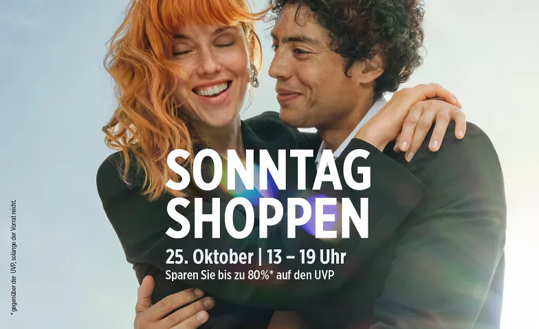Verkaufsoffener Sonntag am 25. Oktober im Designer Outlet Be