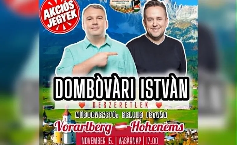 Dombóvári István és Bellus István Vorarlbergben, Humour / Humour & cabaret, Löwensaal