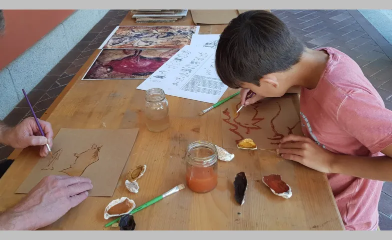 Drop-in-Basteln: Steinzeit Farbwerkstatt, Divers, Kulturmuseum St.Gallen