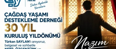 Event-Image for '30 YIL &Ccedil;YDD NRW - NEBİL &Ouml;ZGENT&Uuml;RK İLE 'NAZIM ARAMIZDA''
