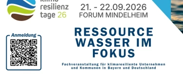 Event-Image for 'Klimaresilienztage 2026 - Ressource Wasser im Fokus'