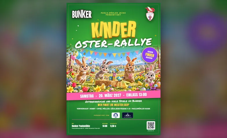 Kinder-Oster-Rallye, Kinderveranstaltungen / Kinderparty, Bunker Paulsmühle