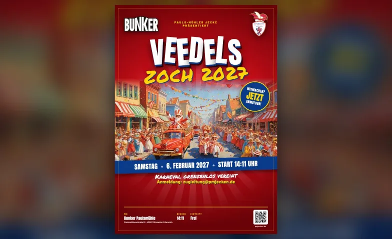 Paulsmühler Veedelszoch, Fasnacht / Fasching / Karneval / Umzug, Paulsmühlenstraße, Düsseldorf-Benrath