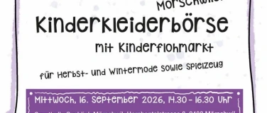 Event-Image for 'Kinderkleiderb&ouml;rse mit Kinderflohmarkt'