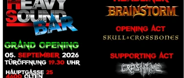Event-Image for 'GRAND OPENING Heavysound Bar Olten with Brainstorm'