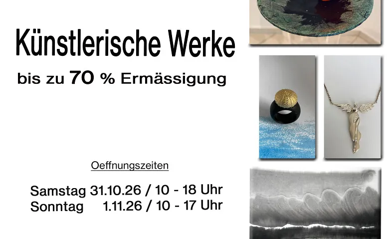 Event-Image for 'K&uuml;nstlerische Werke: Bilder, Schmuck und Rakuobjekte'