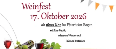 Event-Image for 'Weinfest der Kolpingsfamilie Bogen'