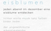 EISBLUMEN - der ungew&ouml;hnliche Adventskalender