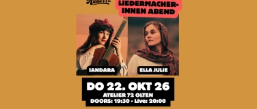 Event-Image for 'Atelier 72 Live-Sessions: Iandara & Ella Julie'