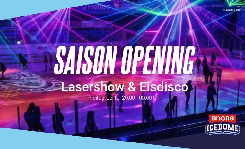 Eisdisco & Lasershow  SAISON-OPENING im anona ICEDOME