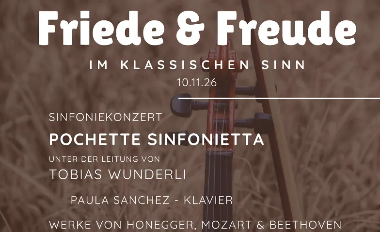 Friede & Freude im klassischen Sinn, Classique & Opéras / Concert symphonique, Reformierte Kirche St. Peter