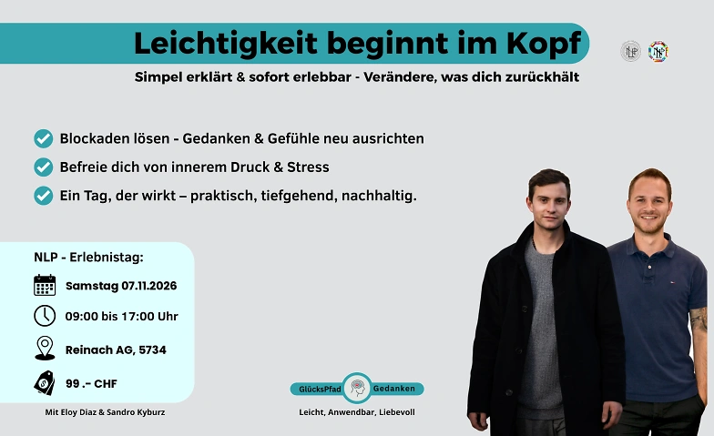NLP-Erlebnistag - Ein Tag voller neuen Erfahrungen