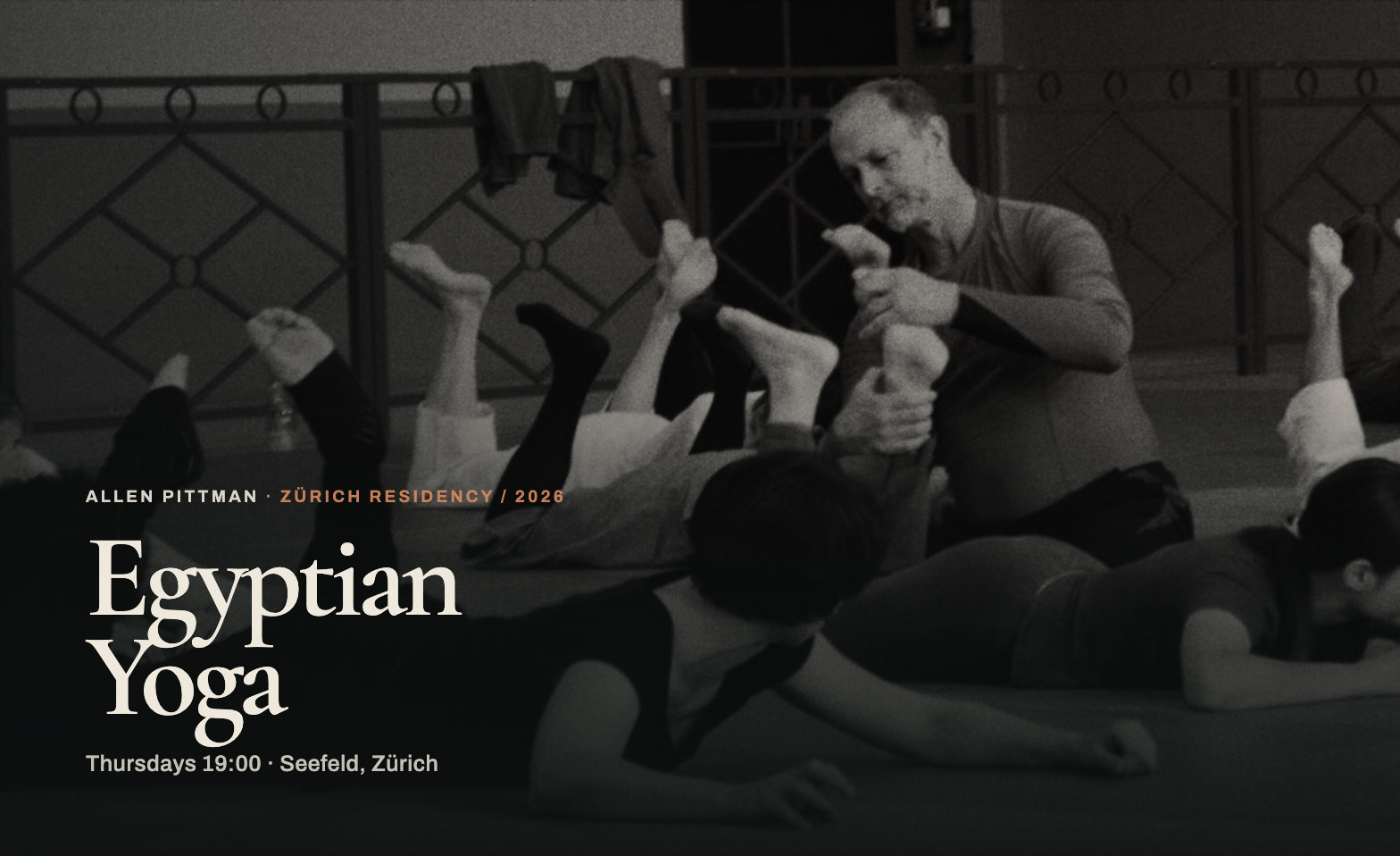 Event-Image for 'Egyptian Yoga &mdash; Weekly Class with Allen Pittman'