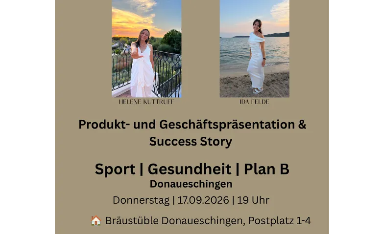 Live Event - Sport, Gesundheit, Plan B