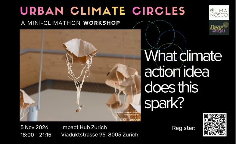 Urban Climate Circles — art, science and climate action, Cours & Séminaires / Art & Culture, Impact Hub Zurich at Viaduktstrasse