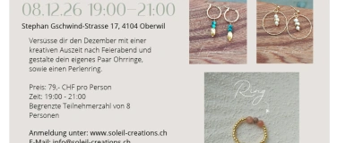 Event-Image for 'Schmuckworkshop 22.12.26 im Papuni in Oberwil (BL)'