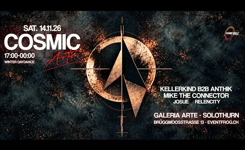 Cosmic Arte - Winter Daydance, Partys / House & Techno, Cucina Arte