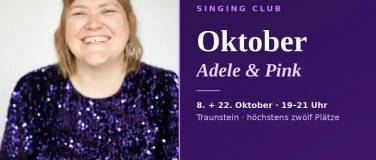 Event-Image for 'The Singing Club Oktober - Songs von Adele & Pink'