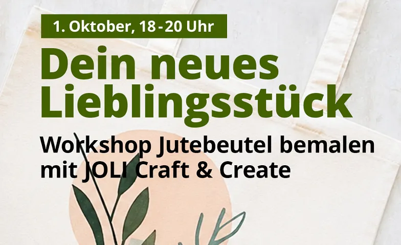 Workshop Jutebeutel bemalen