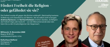 Event-Image for 'F&ouml;rdert Freiheit die Religion?'