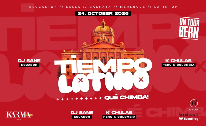 TIEMPOLATINO ON TOUR - KARMA CLUB BERN Karma Club, Aarbergergasse 61, 3011 Bern Tickets