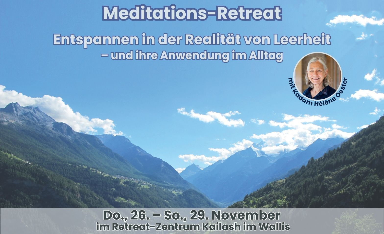 Entspannen in der Realität von Leerheit - Meditationsretreat