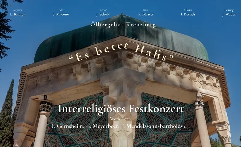Es betet Hafis // Interreligi&ouml;ses Festkonzert Tickets
