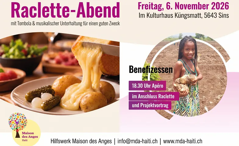 Raclette-Abend für einen guten Zweck, Essen & Trinken / Sonstige Veranstaltungen, Kulturhaus Küngsmatt