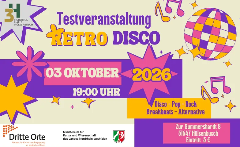 Testveranstaltung "Retro-Disco"
