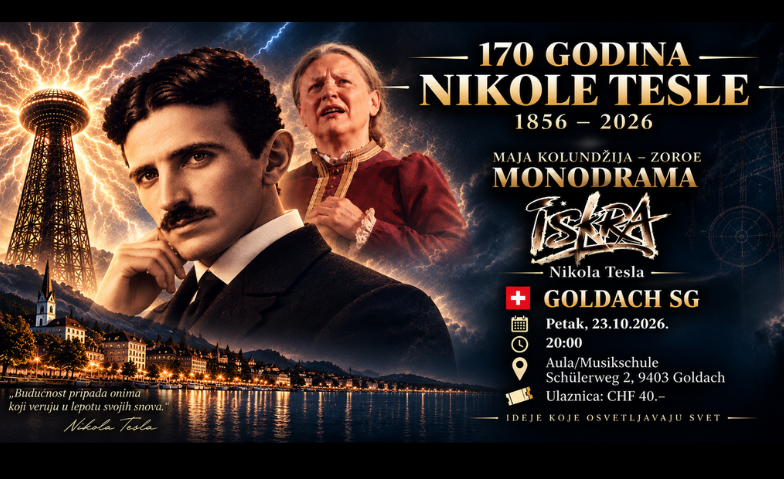 „ISKRA“ – Nikola Tesla kroz oči svoje majke Đuke St. Gallen